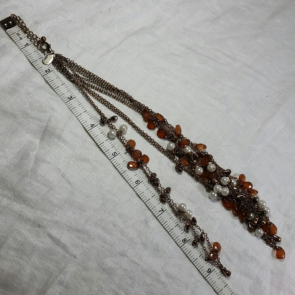 Premier Designs Multi Layer NECKLACE Charm Beads - Picture 10 of 12